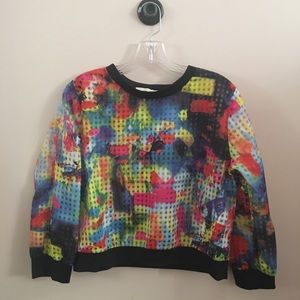 Rainbow, colorful, graphic long sleeve shirt